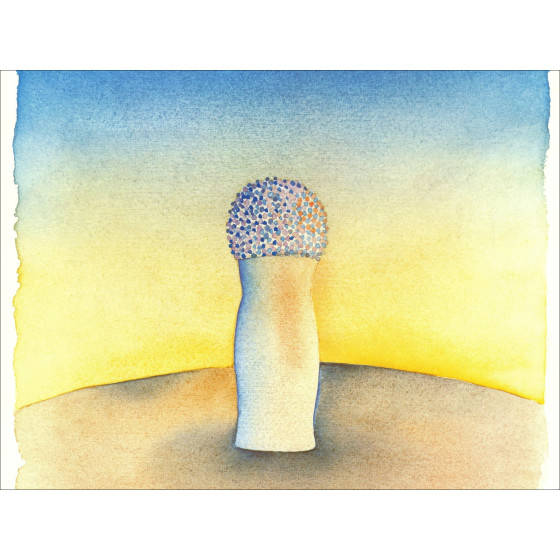 Jean-Michel Folon - Kriwin Exhibition Poster, 1979