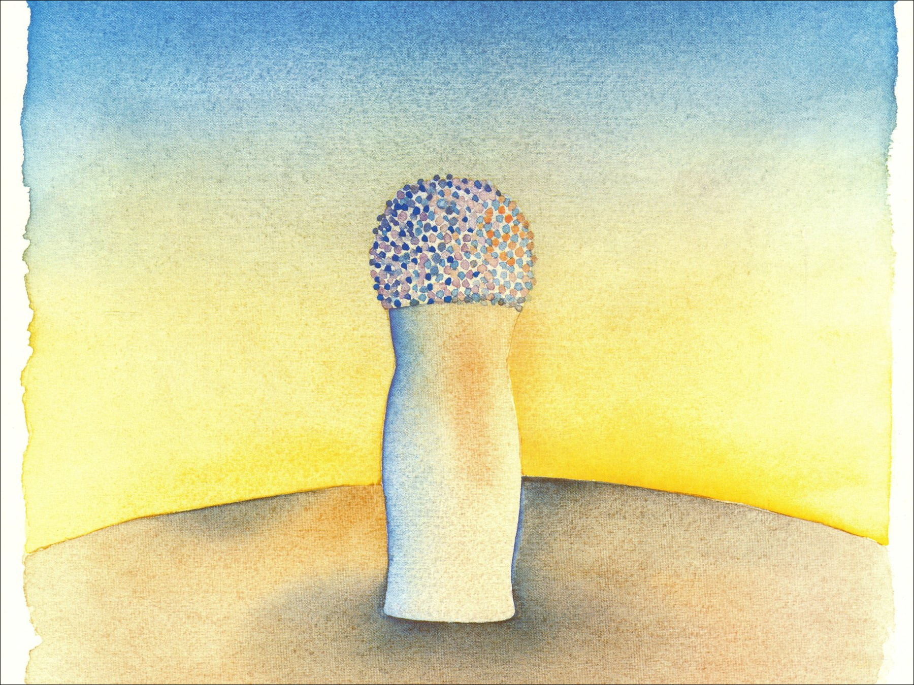 Jean-Michel Folon - Kriwin-Ausstellungsplakat, 1979