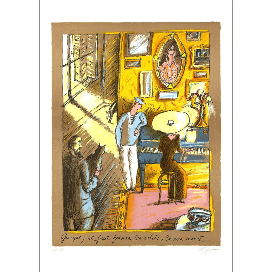 Maja – Litografía El Pianista y el Seaman