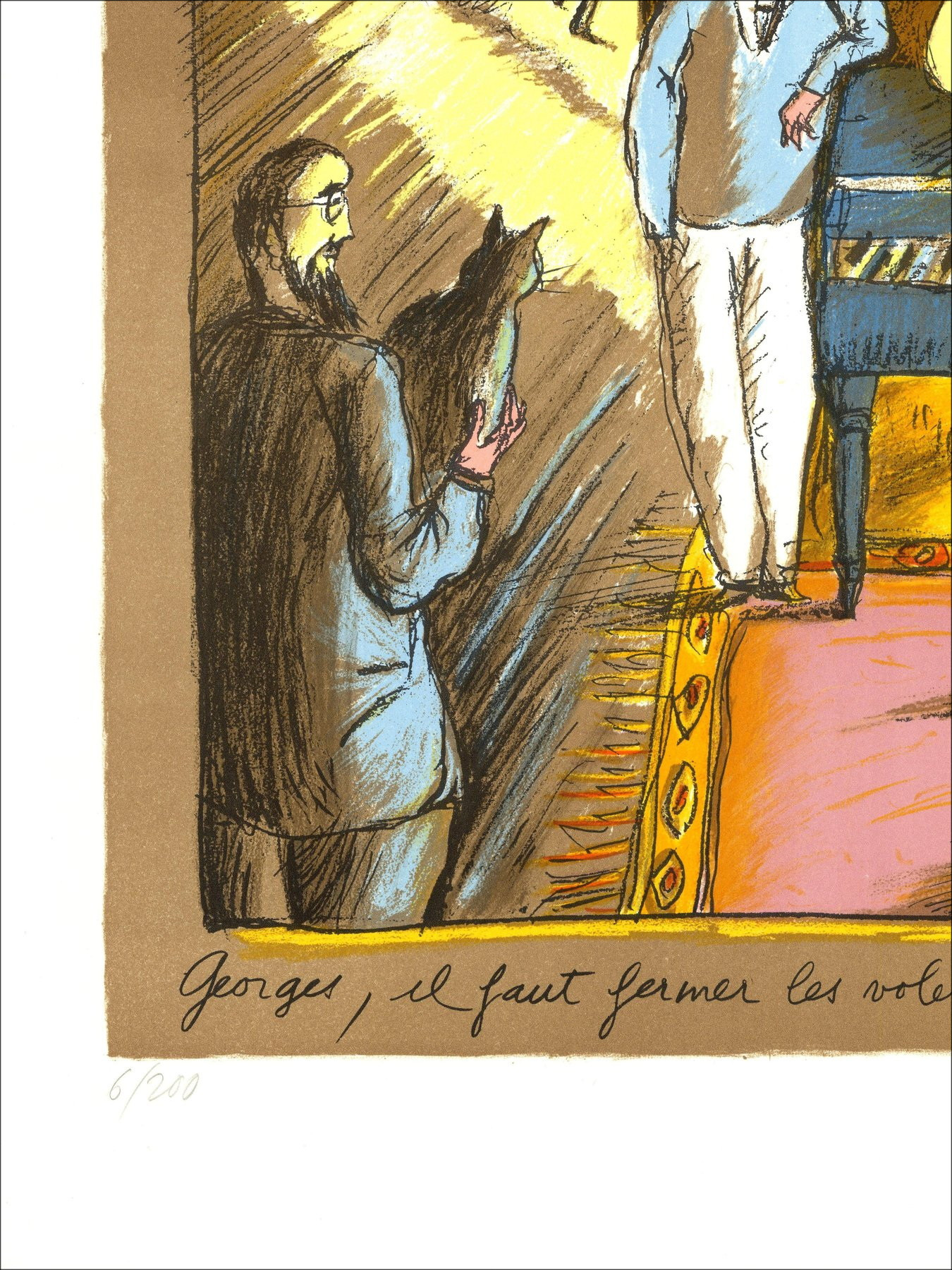 Maja – Litografía El Pianista y el Seaman