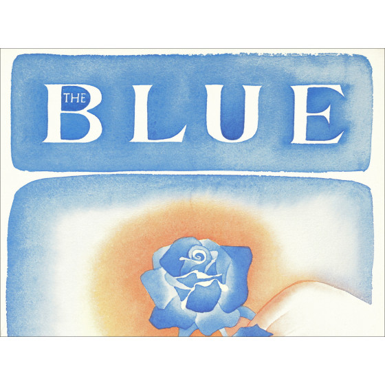 Jean-Michel Folon - Poster Bleue Rose, 1984