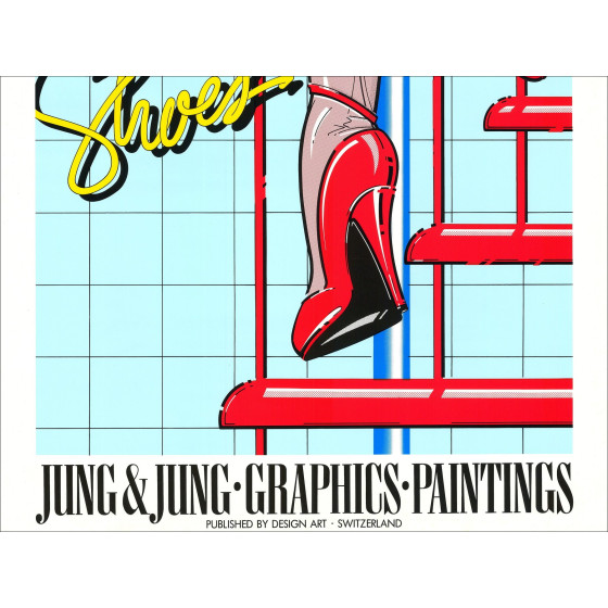 Jung & Jung – Affiche sérigraphie Fashion Shoes