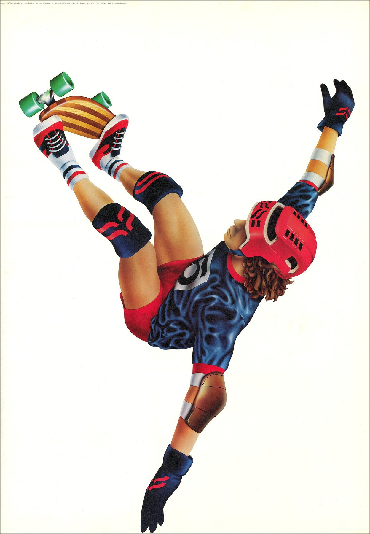 Reid & Whitford – Affiche Skateboard Champion, 1978