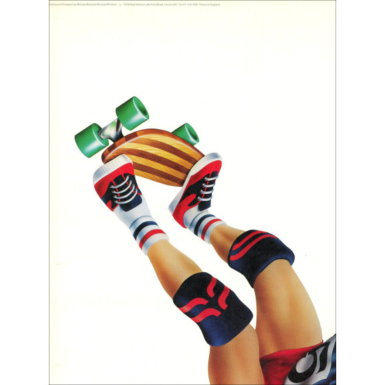 Reid & Whitford – Affiche Skateboard Champion, 1978