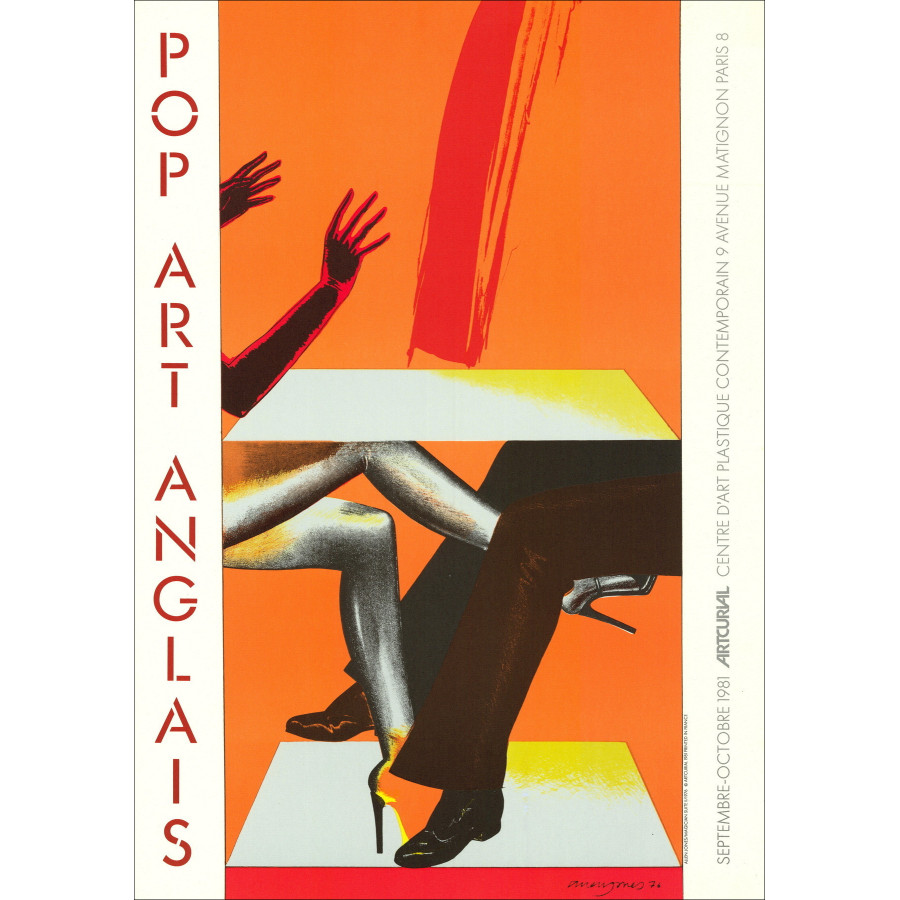 Allen Jones – Affiche Exposition Pop Art Anglais