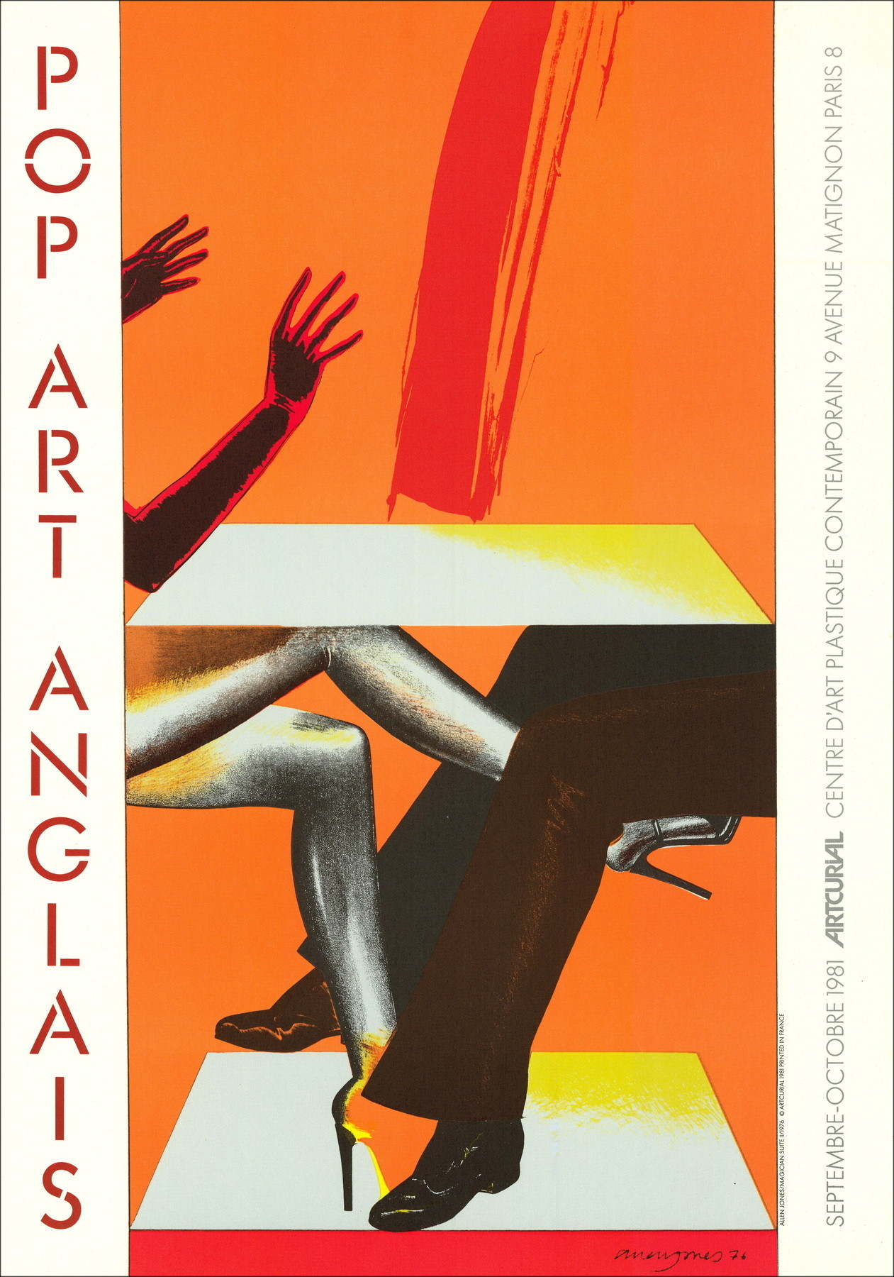 Allen Jones - Poster Exhibition Pop Art English