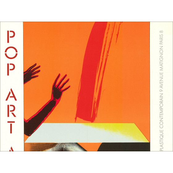 Allen Jones - Poster Ausstellung Popkunst Englisch
