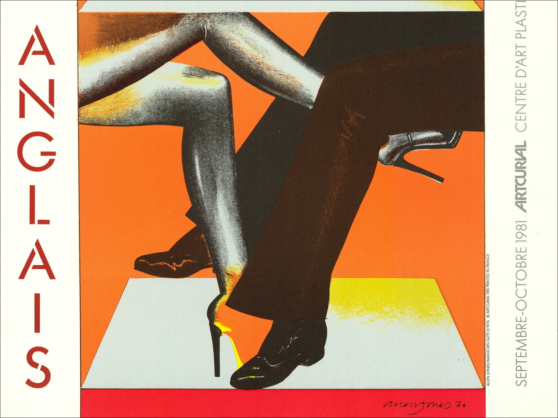 Allen Jones - Poster Exhibition Pop Art English