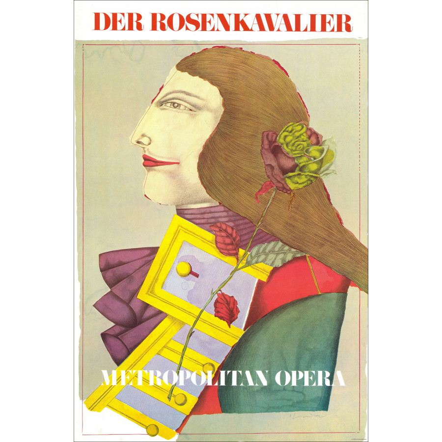 Richard Lindner – Affiche Der Rosenkavalier, Met Opera