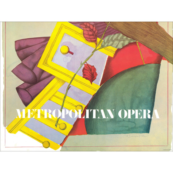 Richard Lindner – Affiche Der Rosenkavalier, Met Opera