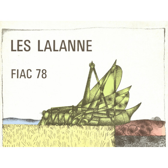 François-Xavier Lalanne – Affiche Exposition La Hune 1978