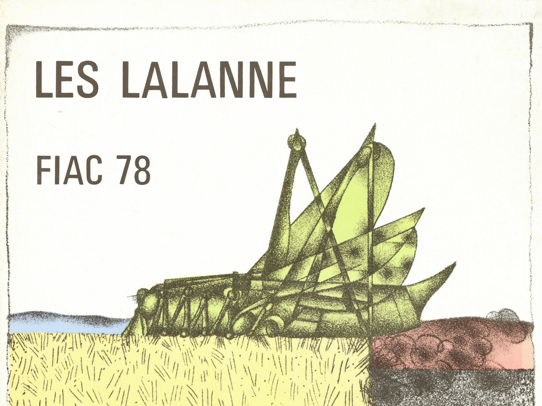 François-Xavier Lalanne – Poster Exhibition La Hune 1978