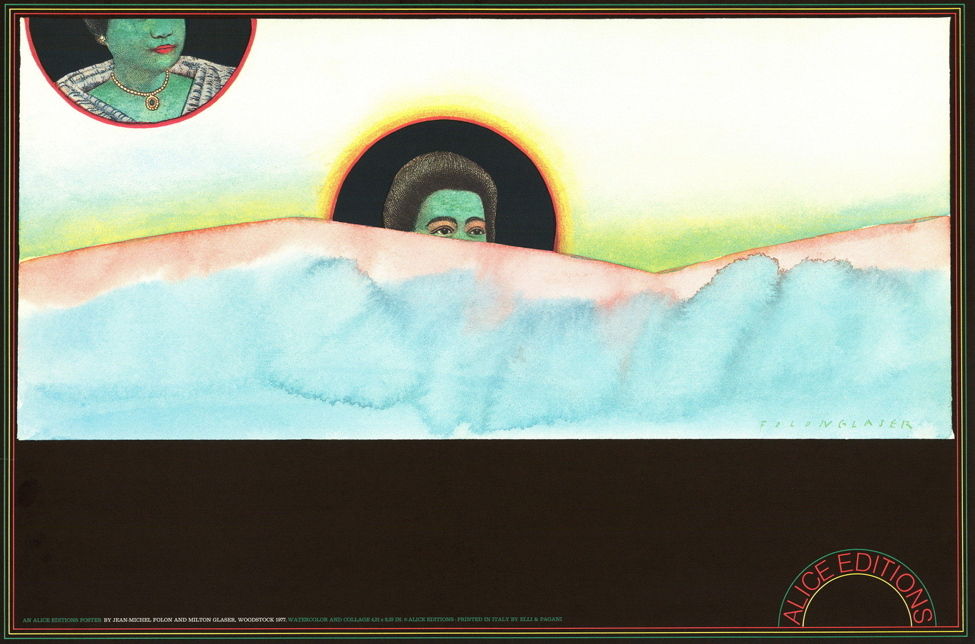 FOOAN & GLASER - Woodstock Ausstellungsplakat, 1977
