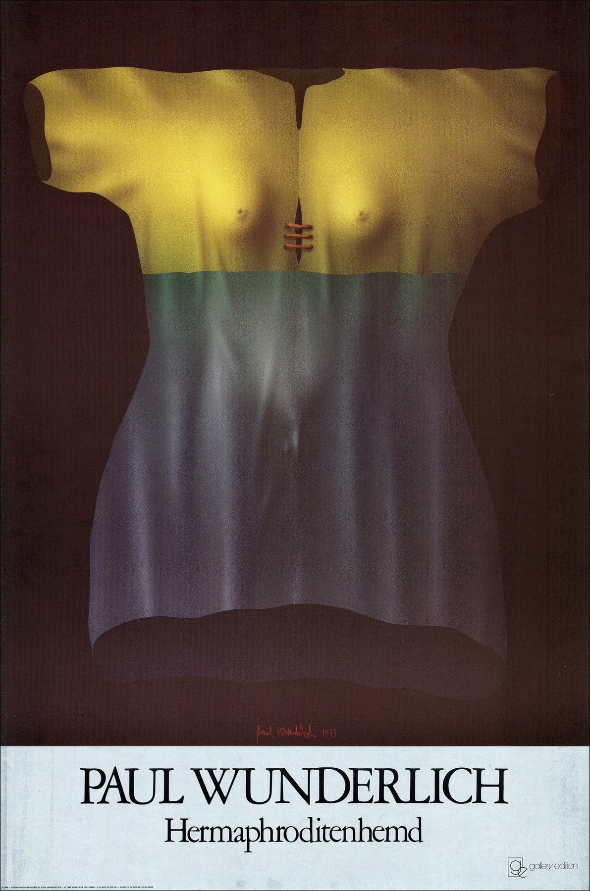Paul Wunderlich – Affiche Hermaphroditenhemd