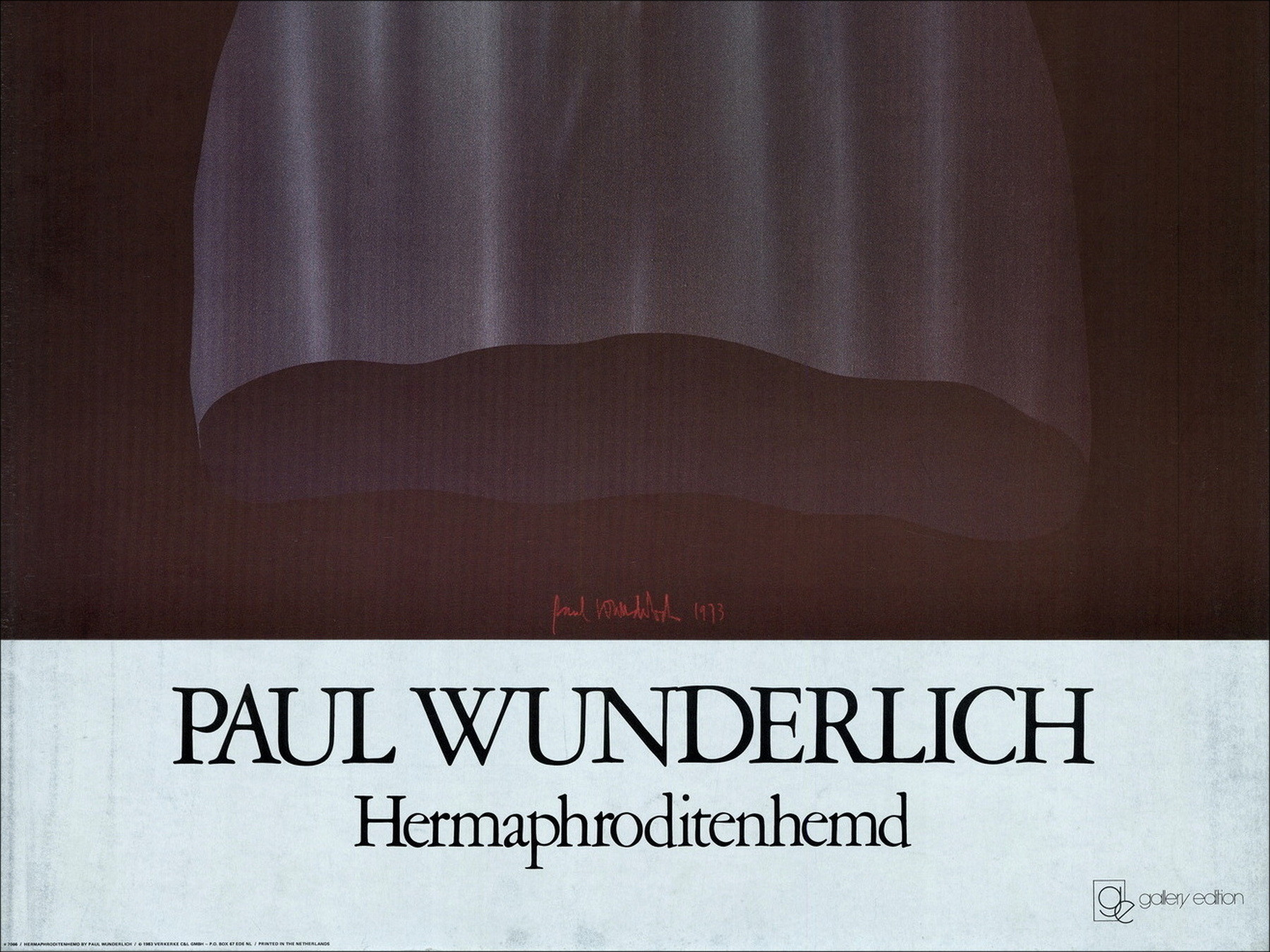 Paul Wunderlich – Poster Hermaphroditenhemd
