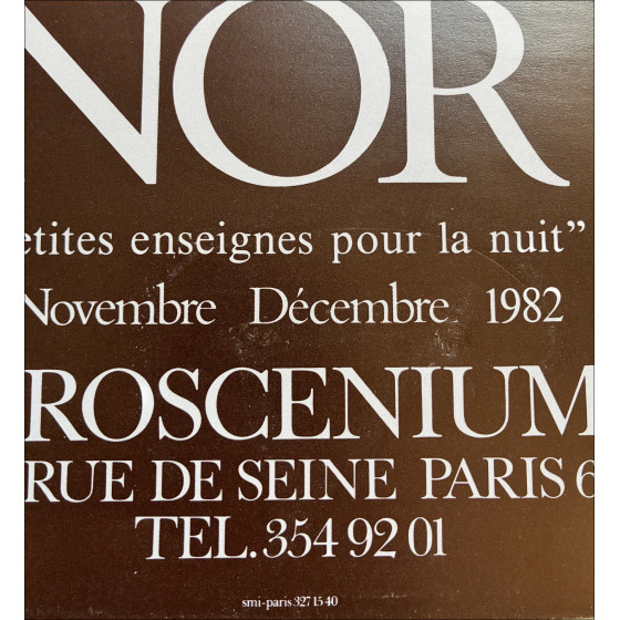 Léonor Fini – Poster Exhibition Proscenium, Paris 1982