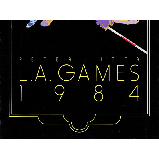 Peter J. Heer – Poster L.A. Juegos, 1984