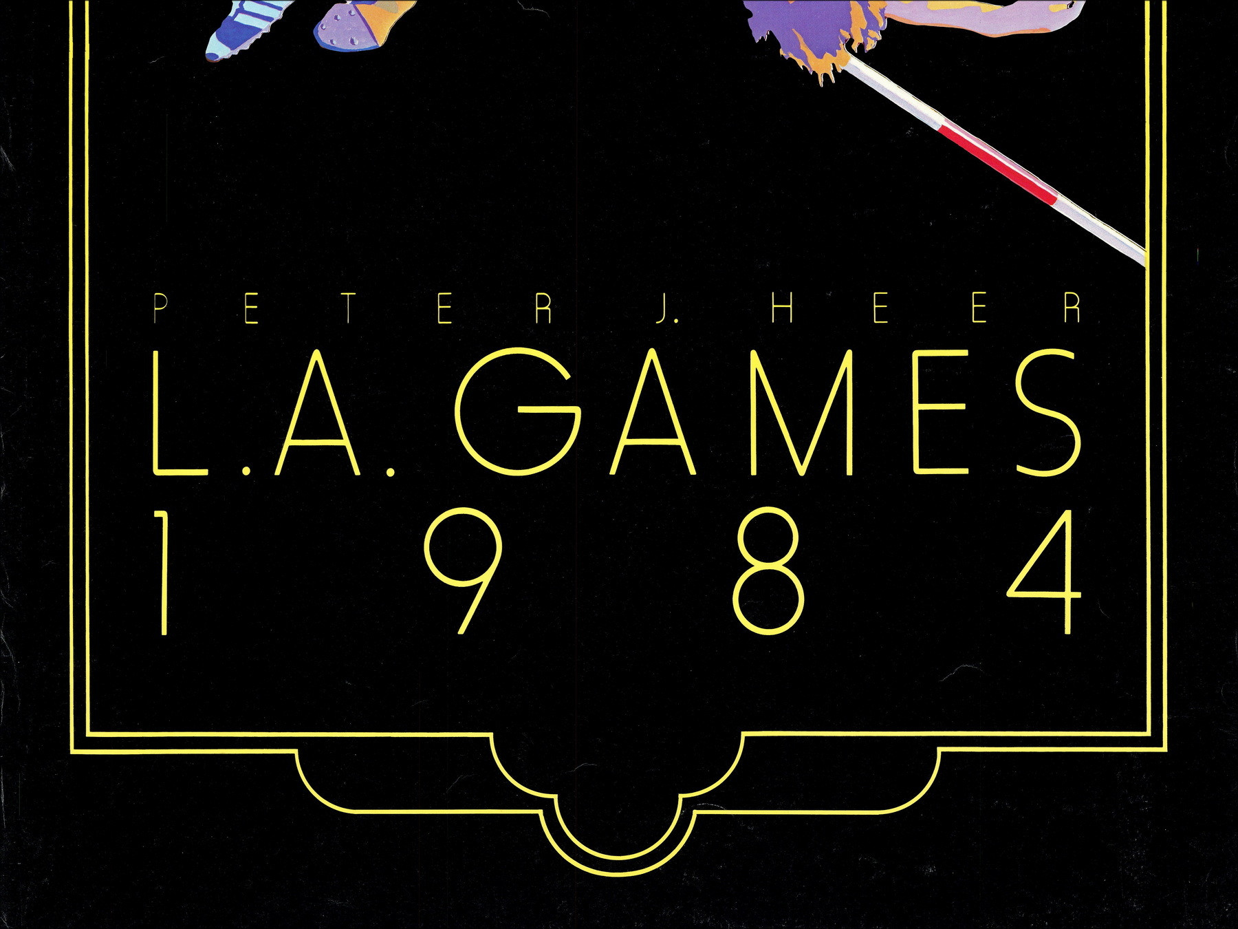 Peter J. Heer – Poster L.A. Juegos, 1984