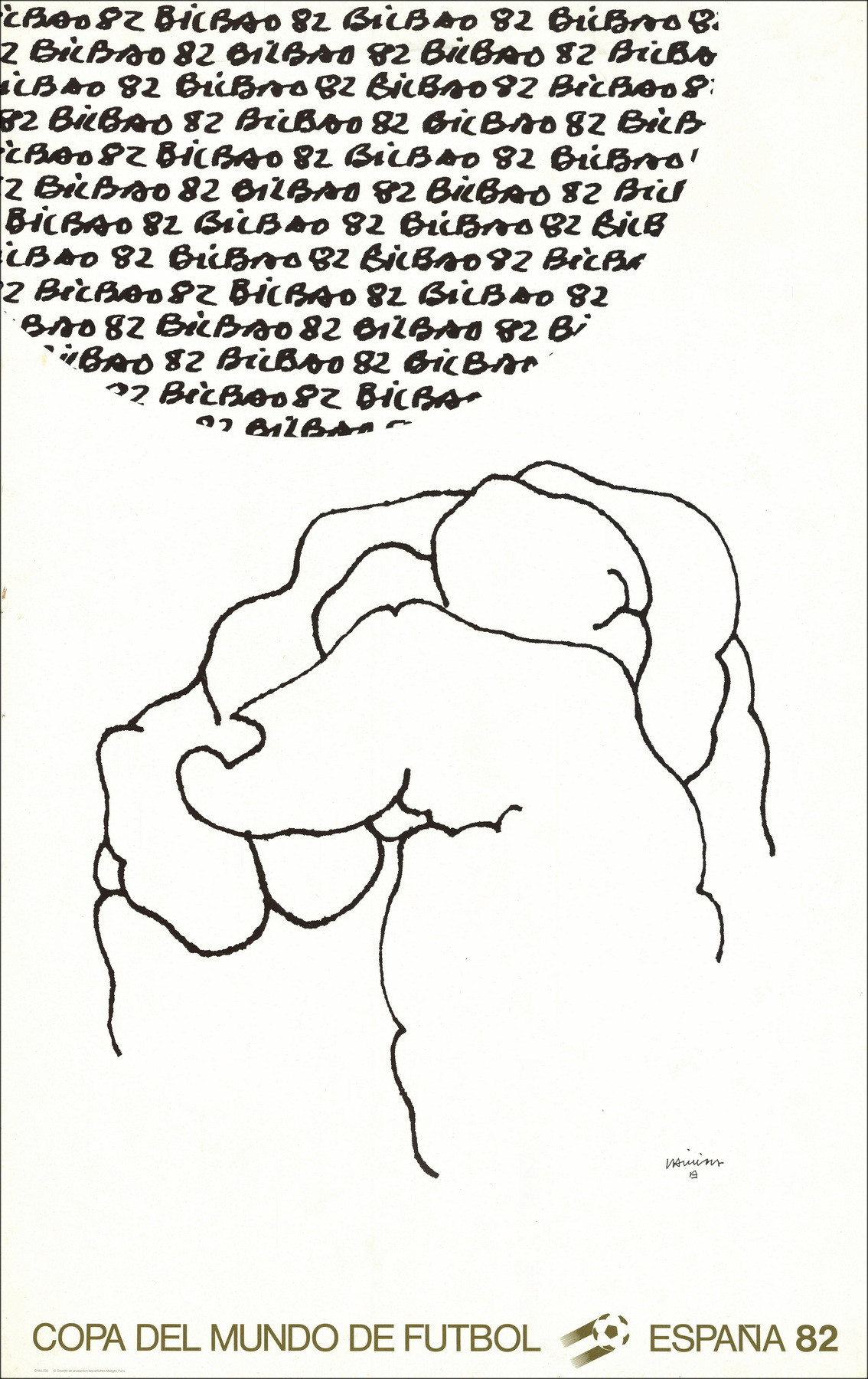 Eduardo Chillida – Copa Mundial de Litografía 1982