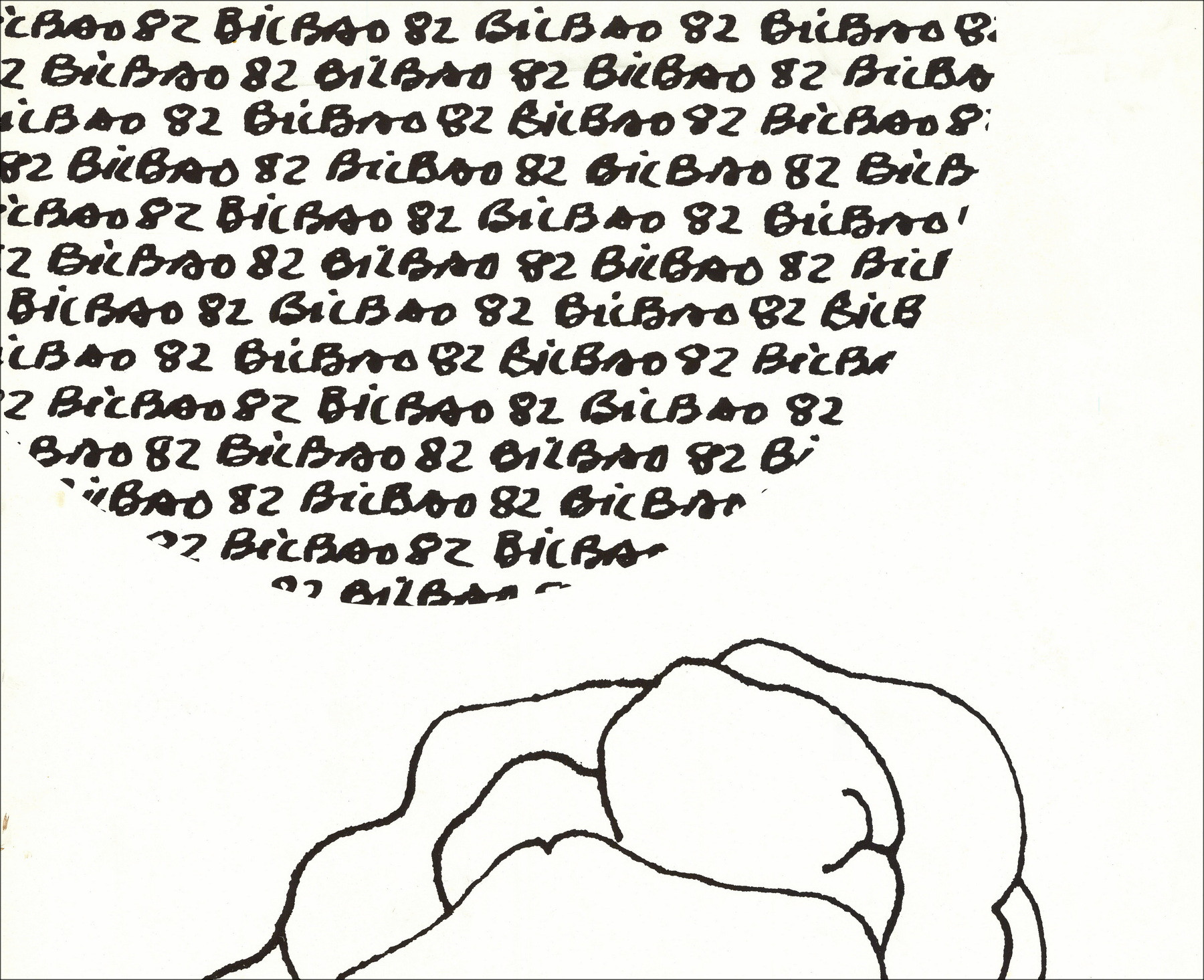 Eduardo Chillida – Lithographie Coupe du Monde 1982