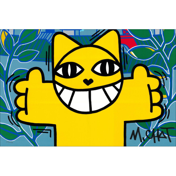M.Chat - RE-Escapade (2023), serigrafia