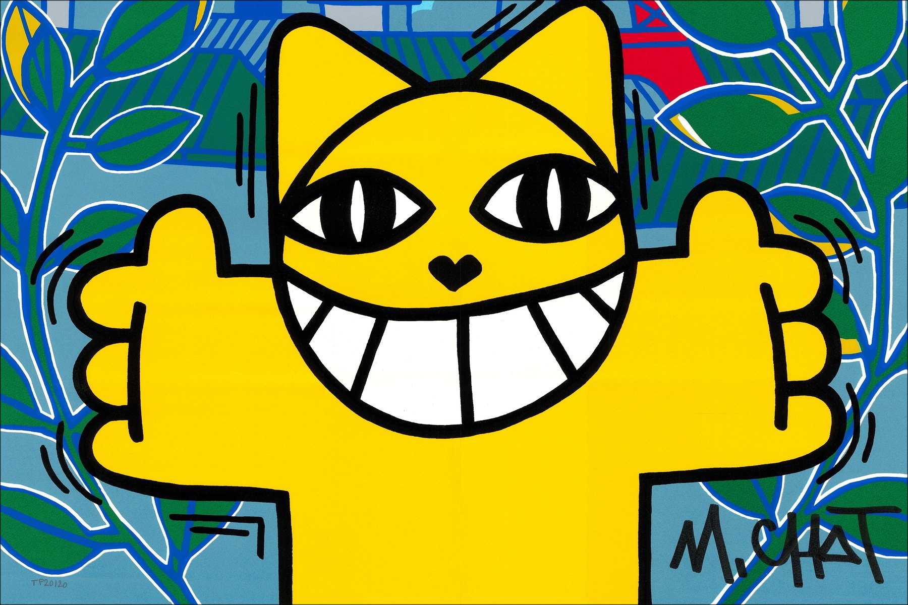 M.CHAT – Re-Escapade (2023), sérigraphie