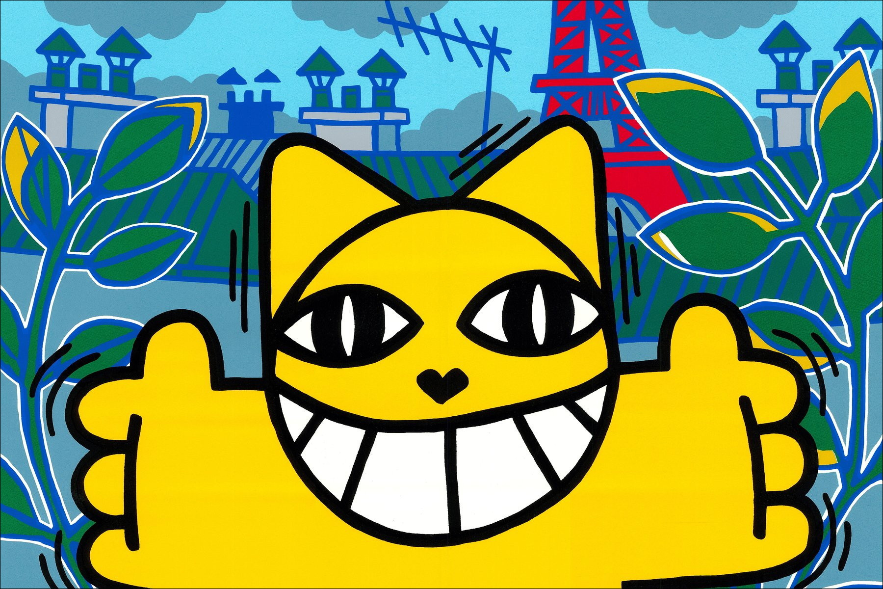M.Chat - Re-Escapade (2023), Silkscreen