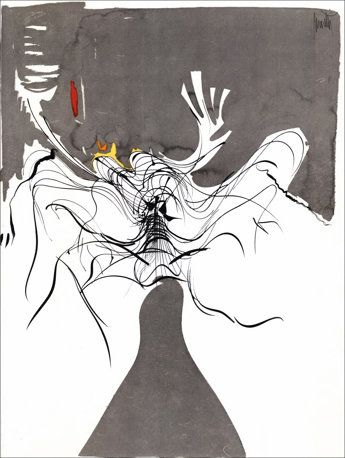 Purchase Original Lithograph by Raymond MORETTI The street Saint Denis 07 1974