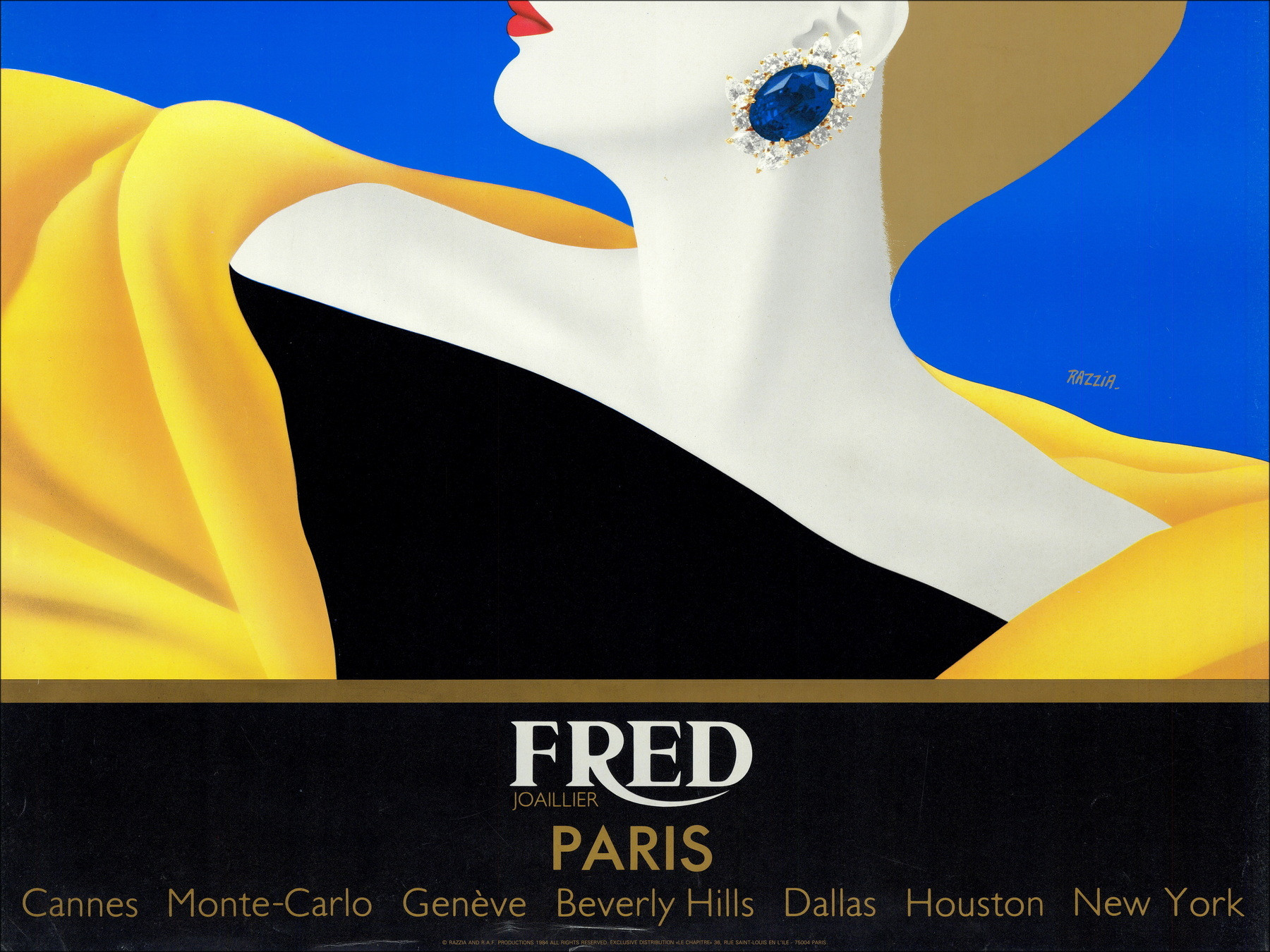 Razzia – Affiche Fred Joaillier Paris