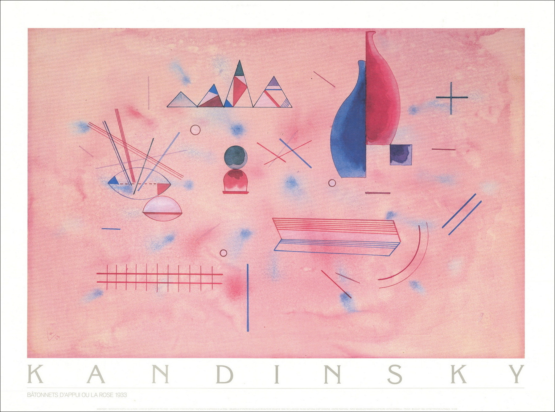 Vassily Kandinsky – Poster Support Sticks, 1986