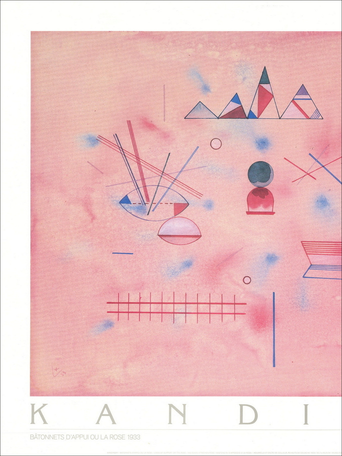 Vassily Kandinsky – Poster Support Sticks, 1986