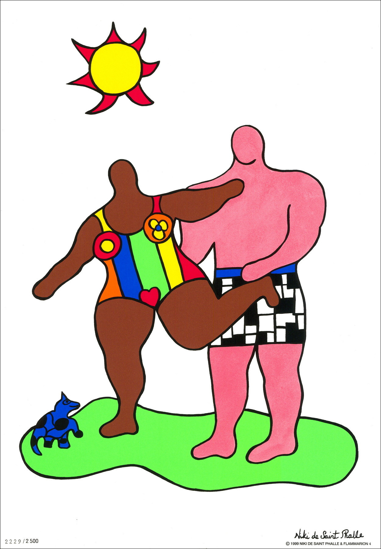 Niki de Saint Phalle - Zeefgeschafpel in de zon, 1999