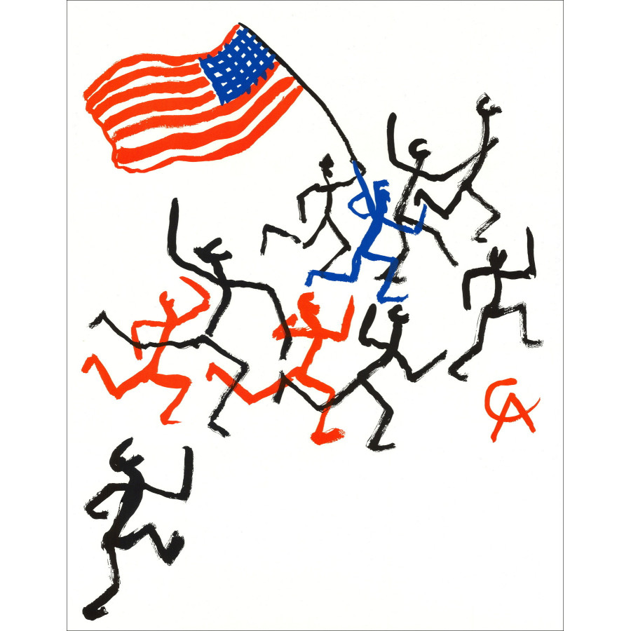 Alexander Calder – Litografía Madison Square Club, 1974
