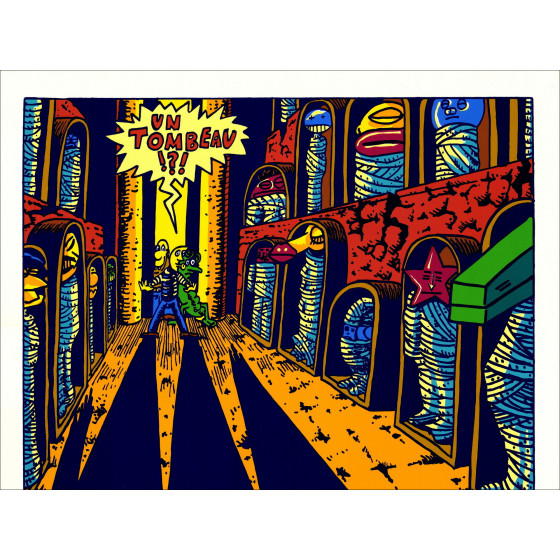 Hervé Di Rosa - Screen Print Tomb, 1986