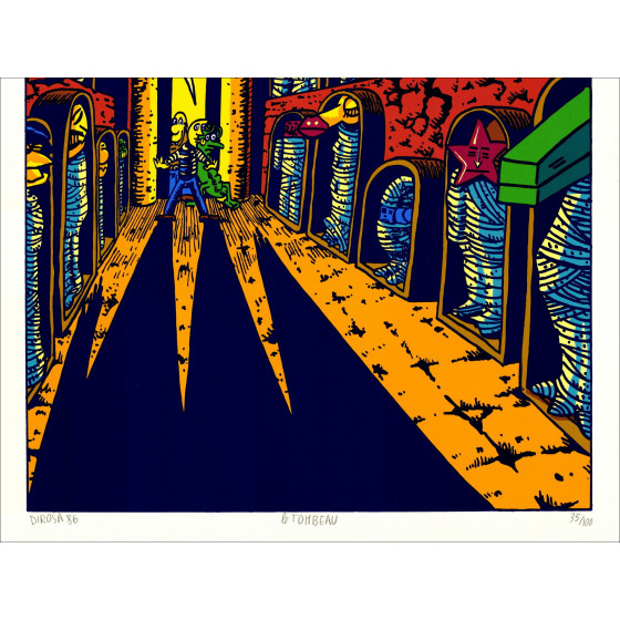 Hervé Di Rosa - Screen Print Tomb, 1986
