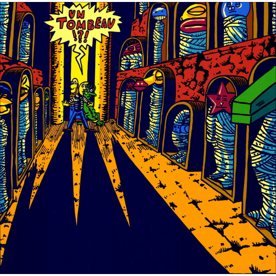 Hervé Di Rosa – Serigraphie Le Tombeau, 1986