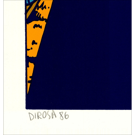 Hervé Di Rosa – Serigraphie Le Tombeau, 1986