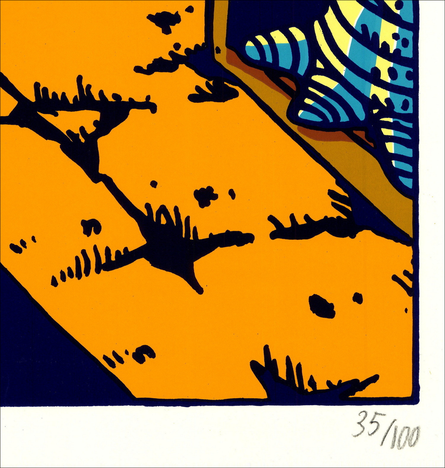 Hervé Di Rosa – Serigraphie Le Tombeau, 1986