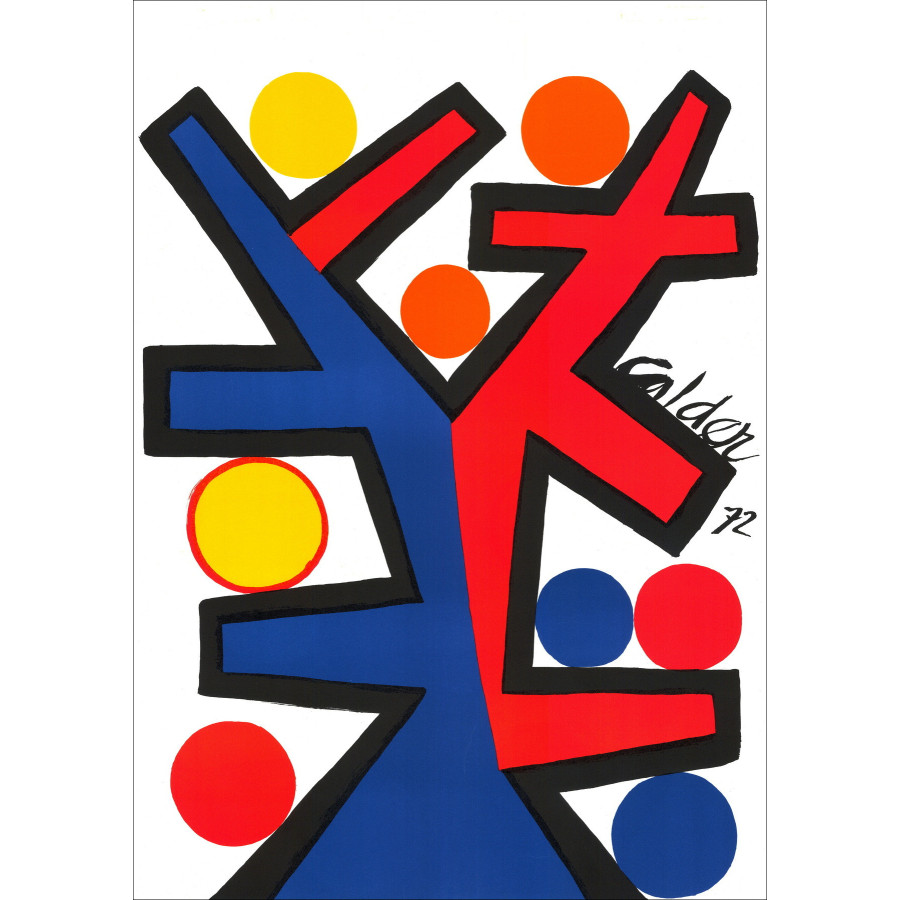 Alexander Calder – Asimetría litográfica, 1972