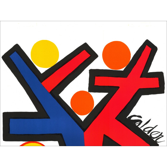 Alexander Calder - Lithographische Asymmetrie, 1972