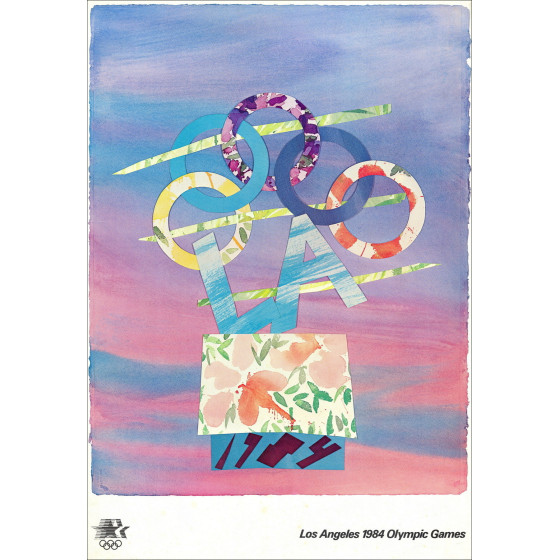 Billy Al Bengston – Juegos Olímpicos Poster Los Angeles 1984