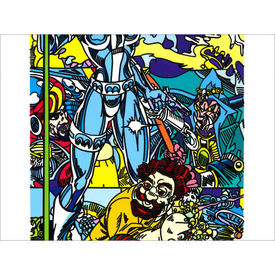 Erró – Serigraphy Forgotten Future, 2001