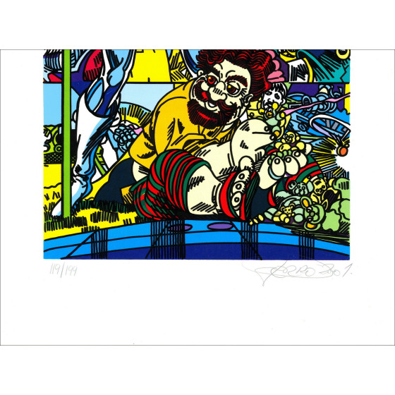 Erró – Serigraphy Forgotten Future, 2001