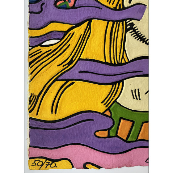 Erró - AquaGravure Blonde Woman, CIRCA 2015