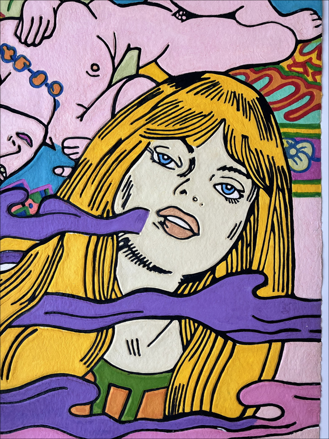 Erró - AquaGravure Blonde Woman, CIRCA 2015