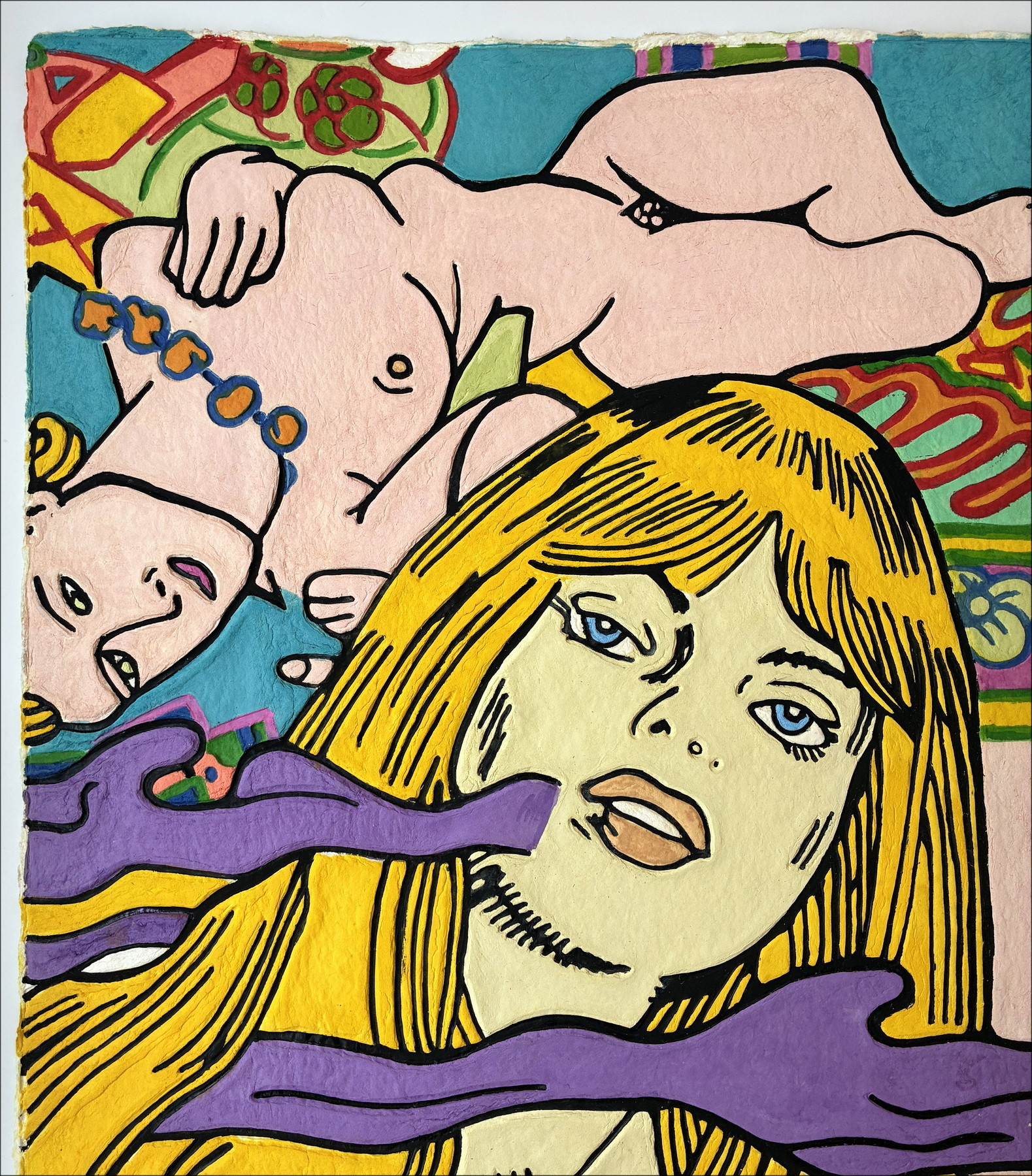Erró – Aquagravure Femme blonde, circa 2015