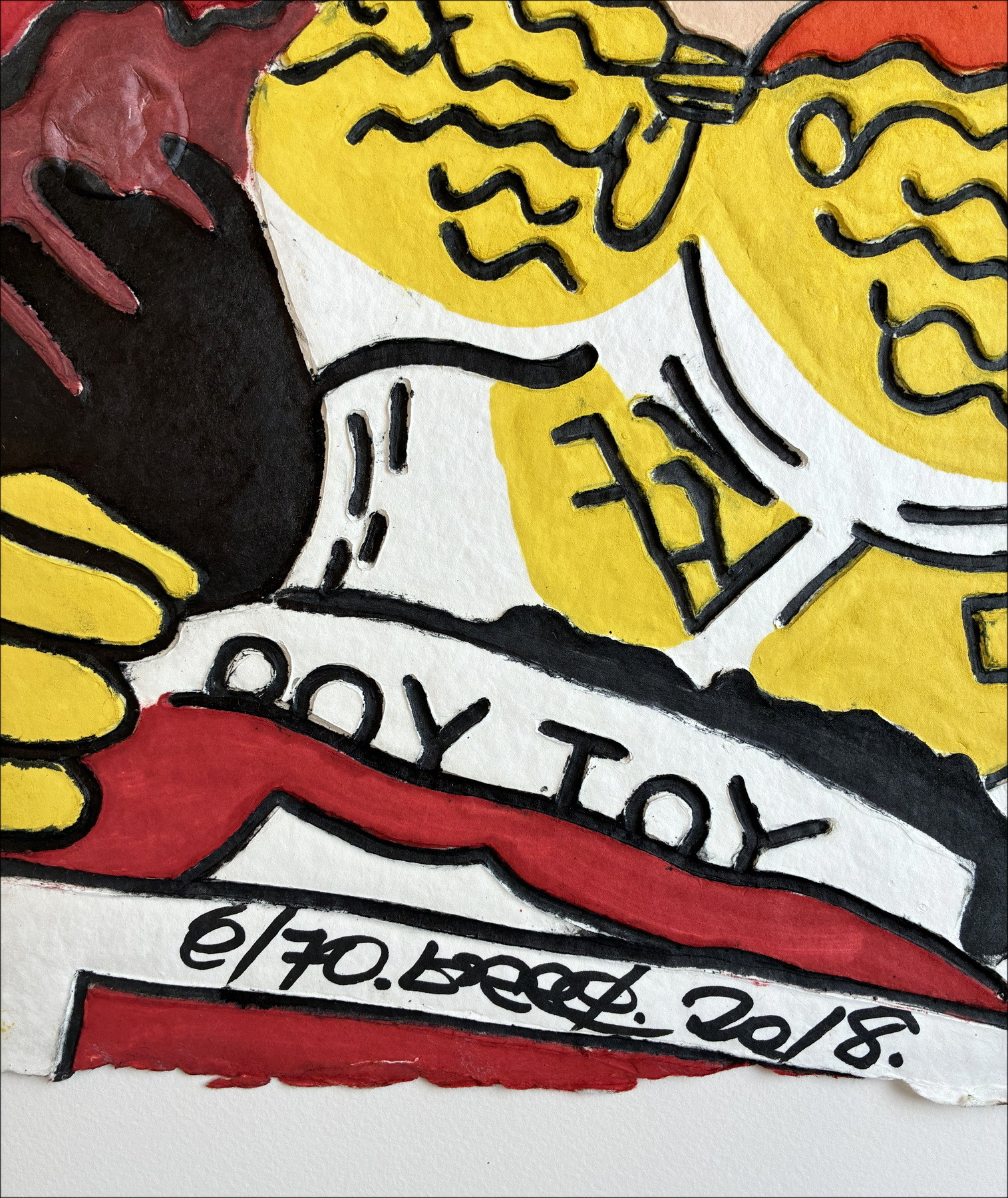 Erró – Aquagravure Boy Toy, circa 2018