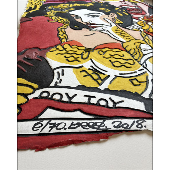 Erró - Aquaggravure Boy Toy, circa 2018