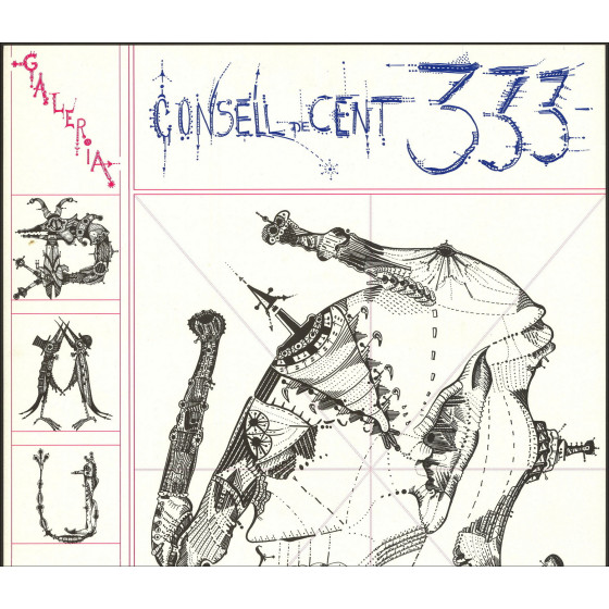 Joan Ponç – Exposición Poster Galeria Conseil, 1974