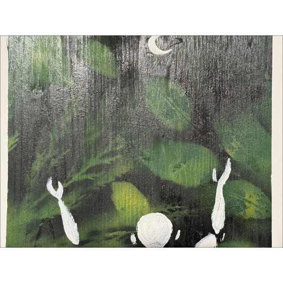 Jérôme Mesnager - der Wald (2023) Original Malerei
